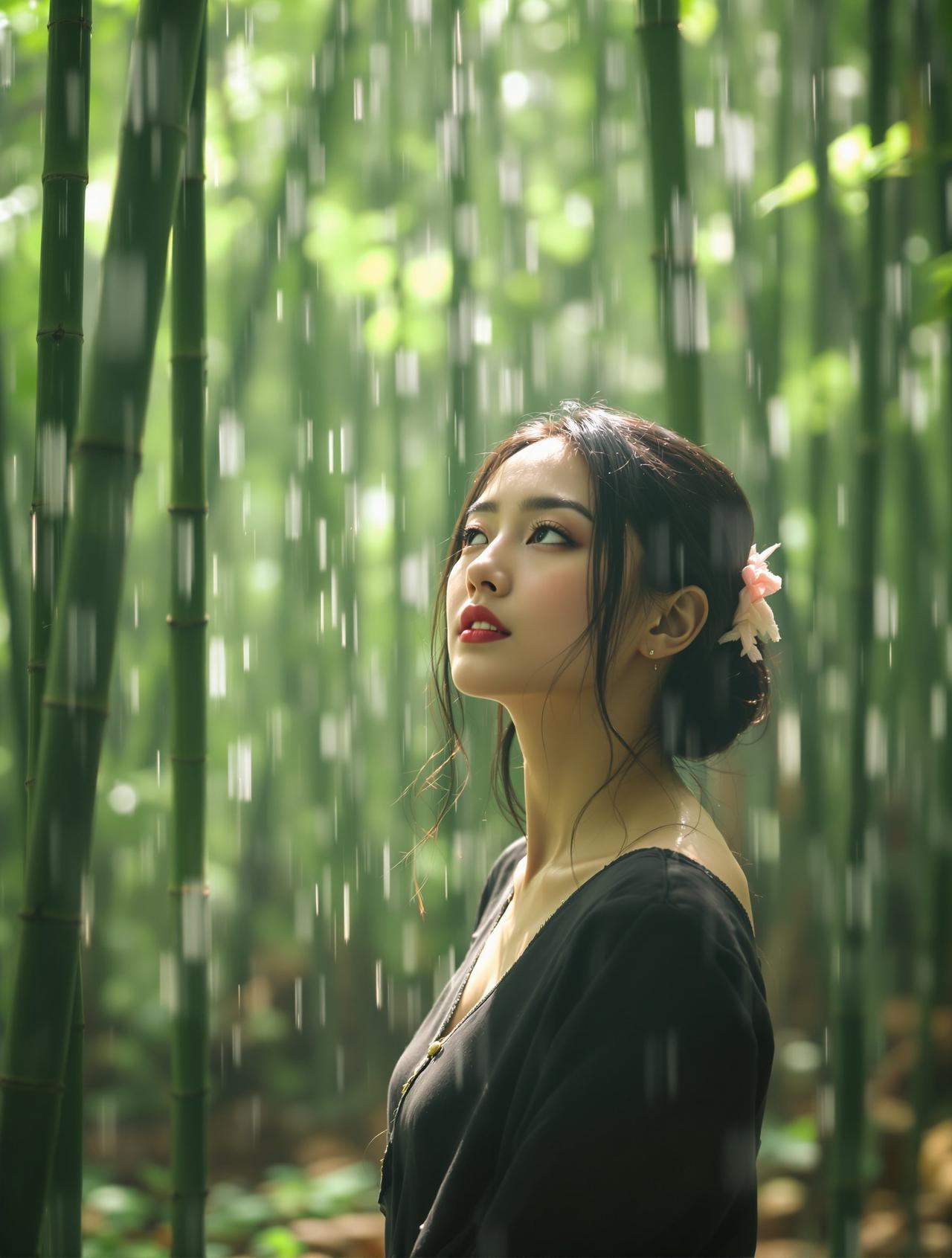 竹林听雨 - 苏瑾 - 森系写真 - 妹妹图集高清作品展示